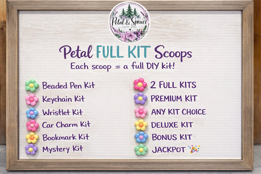 Petal FULL KIT Scoops 🌸 | Every Flower = FULL DIY Kit |